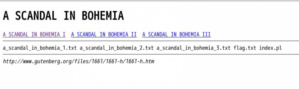[ksnctf] Sherlock Holmes